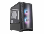 Cooler Master case MasterBox MB320L, aRGB, mATX, Mid Tower, černá, bez zdroje, ARGB ovladač