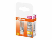 LED lampa Osram, T18, G9, 4,8W, 2700K, 600lm, transparentní