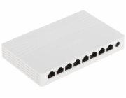 HIKVISION DS-3E0508D-E HIKVISION switch DS-3E0508D-E/ 8x port/ 10/100/1000 Mbps RJ45 ports/ 16 Gbps/ napájení 9 VDC, 0.6 A