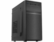 EUROCASE skříň MC X103 black, micro tower, 1x USB 3.0, 2x USB 2.0, 2x audio, bez zdroje