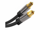 PremiumCord Kabel Toslink M/M, 6mm, 5m, černá