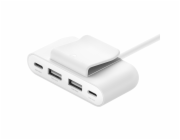 Belkin USB power Extender, 2xC 2xA až 30W, bilý