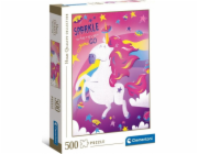 Clementoni Puzzle 500 Hq Fantastická zvířata Jednorožec