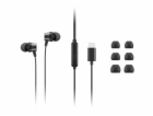 Lenovo sluchátka USB-C Wired In-Ear Headphones (with inli...