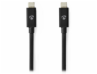 NEDIS kabel USB 4.0 Gen 3x2/ zástrčka USB-C - zástrčka US...