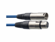 Stagg SMC3 CBL, mikrofonní kabel XLR/XLR, 3m, modrý