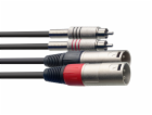 Stagg STC060CMXM, propojovací kabel 2x XLR zástrčka - 2x ...