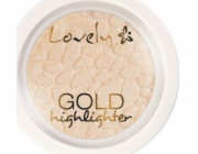 Lovely LOVELY_Gold Highlighter rozjasňující pudr na obličej