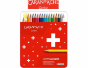 Caan d`arche SwissColor Crayons, kovová krabička, 18 ks.