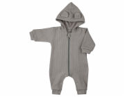 Kojenecký overal s kapucí a oušky Koala Pure beige Vel.80 (9-12m)