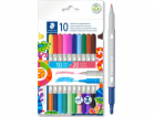 STAEDTLER Fixy "3280", 20 různých barev, sada, 1-3 mm, ob...