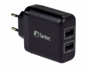 Fantec SC -A224 - napájení - 24 wattů - 4,8 A - QC - 2 výstupní body (USB)