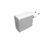 Fixed nabíječka 2x USB-C FIXC65-2C-WH