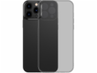 Baseus Frosted Glass Case pro iPhone 13 Pro (černý) + tvr...