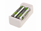 Ansmann nabíjecka Basic II vc. 2 x AA 1300mAh aku 1001-01...