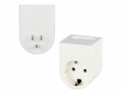 REV Travel Plug Traveler USA white