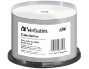 1x50 Verbatim DVD+R Double Layer 8x Speed 8,5GB thermal printable