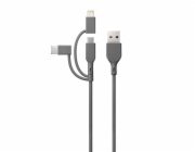 GP CY1N Lade & Sync kabel 1m 3in1 USB-A na Micro/USB-C/Light