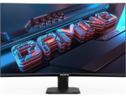 GIGABYTE LCD - 27" Gaming monitor GS27QC, Prohnutý VA 1500R, 2560 x 1440 QHD, 165Hz, 4000:1, 250cd/m2, 1ms, 2xHDMI, 1xDP