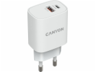 CANYON nabíječka do sítě H-20-04, 1x USB-C PD 20W, 1x USB...