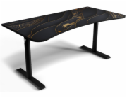 AROZZI herní stůl ARENA Gaming Desk Black Gold