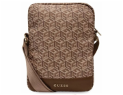 Guess Pouch 10" G Cube Stripe Brown Taška byla navržena pro notebooky nebo tablety s úhlopříčkou obrazovky 10" a menší. Kolekce G Cube podepsaná módním domem Guess