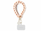 Guess Wrist Chain 4G Charm Strap Acrylic Pink Extrémně st...