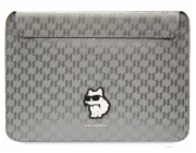 Karl Lagerfeld Saffiano Monogram Choupette Computer Sleeve 14" Silver Stylové pouzdro určené pro notebook/tablet. Precizní provedení a stylový vzhled jsou přednostmi výrobků Karl Lagerfeld. Značkové 