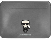 Karl Lagerfeld Saffiano Ikonik Computer pouzdro 13/14" Silver Noste své zařízení v moderním originálním Karl Lagerfeld designovaném příslušenství, z vysoce kvalitních materiálů