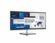 DELL P3424WE/ 34" curved/ 21:9/ 3440 x 1440/ WQHD/ 1000:1/ 8ms/ IPS/ DP/ HDMI/ USB-C / 4x USB/ RJ45/ 3Y Basic on-s.