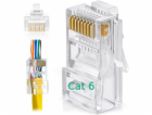 W-Star Konektor UTP RJ45EZ Cat6 100ks 3U pozlacený 6SLD p...