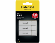 INTENSO - 3x 16GB Alu Line 3521473 silver