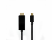 SBOX HDMI-MINI-DP-2, Kabel HDMI M/Mini DP M 2m