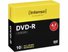 INTENSO DVD-R Slim Case 4,7GB 10ks