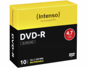 INTENSO DVD-R Slim Case 4,7GB 10ks