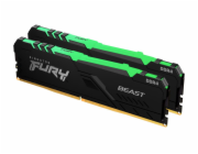 KINGSTON 16GB 3600MT/s DDR4 CL17 DIMM (Kit of 2) FURY Beast RGB