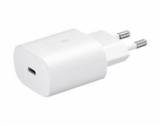 Samsung cestovní nabíječka EP-TA800EWE, PD, Fast charging, USB-C, 25 W, bílá, (bulk)