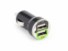 SBOX Autonabíječka 2x USB 2.0 CC-221B blk