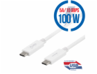 DELTACO USBC-1407M, Kabel USB-C/USB-C, 100W, 1m