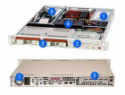 SUPERMICRO 1U chassis 2x 3,5" HS SAS/SATA, bez zdroje