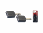 Stagg AC-PMS2PFH adaptér, 2 x jack samice na 1 x jack sam...