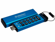 Kingston Ironkey Keypad 200C/8GB/USB 3.0/USB-C/Modrá