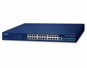 Planet GS-6311-24HP4X Planet GS-6311-24HP4X switch L3, 24x1GE, 4x10G SFP+, PoE 802.3bt 480W