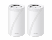 TP-Link Deco BE85(2-pack) WiFi7 Mesh(BE22000,2,4GHz/5GHz/6GHz,1x10GbELAN/WAN,1xSFP+/10GbELANcombo,2x2,5GbELAN/WAN,1xUSB)