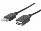 Manhattan USB kabel, USB 2.0, Male na Female, 480 Mbps, 1...