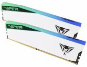 Patriot Viper Elite 5 DDR5 96GB 6000MHz CL42 PVER596G60C42KW PATRIOT VIPER ELITE 5 WHITE RGB 96GB DDR5 6000MHz / DIMM / CL42 / Kit 2x 48GB