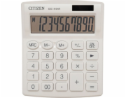 Citizen calculator Citizen calculator SDC810NRWHE, bílá, stolní, 10 míst, duální napájení