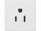 Legrand MOSAIC Single socket w/u 15A US standard white (0...