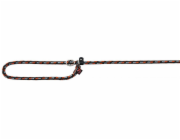 Vodítko Trixie Mountain Rope Choke Leash - černo-oranžové 0,8 cm SM