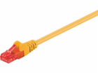 Goobay Patch cord U/UTP kat.6 CCA žlutá 20m 68403